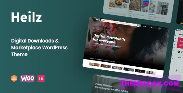 Heilz v2.0.1 – Digital Downloads & Marketplace WordPress Theme