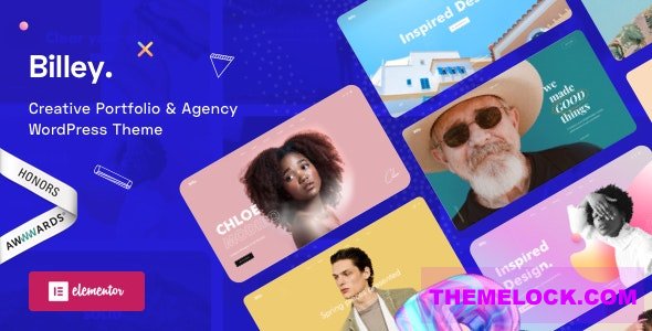 Billey v2.1.7 – Creative Portfolio & Agency WordPress Theme