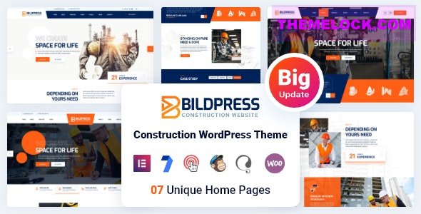 BildPress v2.0.1 - Construction WordPress Theme + RTL