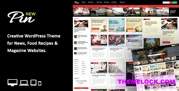 Pin v6.9 – Pinterest Style / Personal Masonry Theme