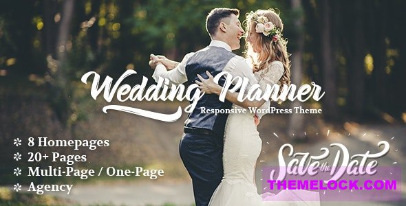 Wedding Planner v6.9 – Responsive WordPress Theme