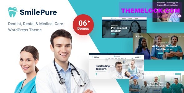 SmilePure v1.5.6 – Dental & Medical Care WordPress Theme