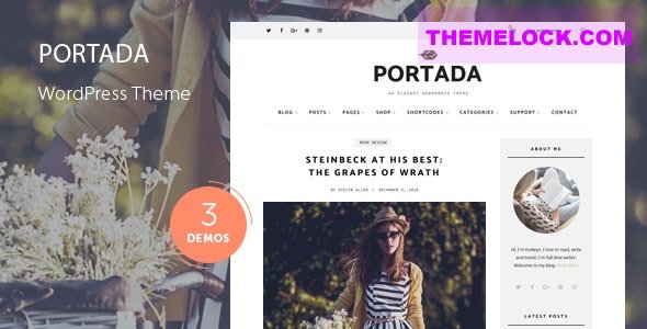 Portada v2.4 – Elegant Blog Blogging WordPress Theme