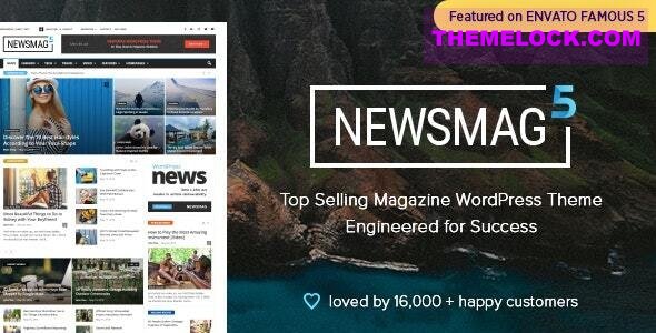 Newsmag v5.4.3.4 – News Magazine Newspaper