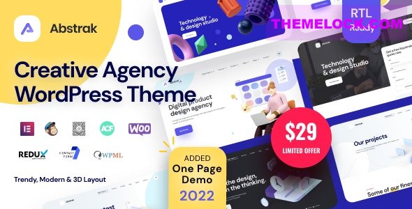 Abstrak v1.5.4 – Creative Agency Theme