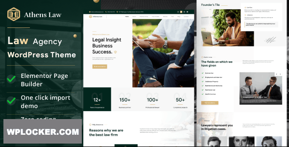 Athens v1.1.6 – Law Agency WordPress Theme