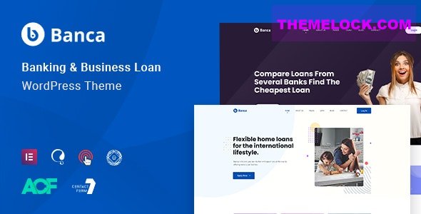Banca v1.9.6 – Banking, Finance & Business Loan WordPress Theme