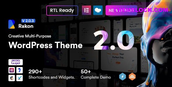 Rakon v2.3.1 – Creative Multi-Purpose WordPress Theme