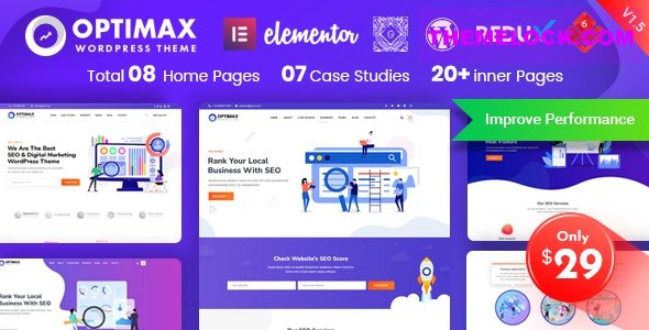 Optimax v2.0.5 – SEO & Marketing WordPress Theme