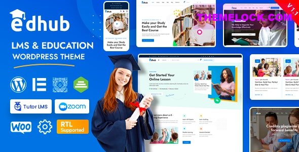 Edhub v1.7.8 – Education WordPress Theme