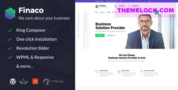 Finaco v2.8 – Consulting & Business WordPress Theme