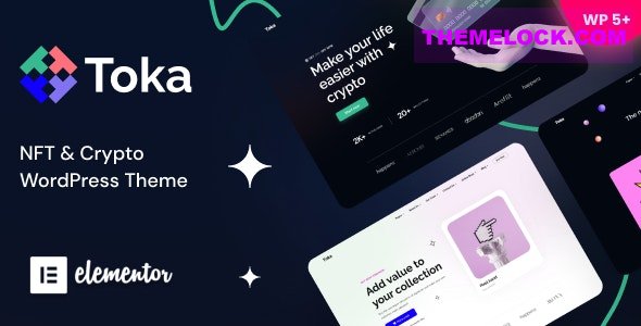 Toka v1.39 – NFT & Crypto WordPress Theme