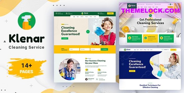 Klenar v1.1.2 – Cleaning Services WordPress Theme + RTL