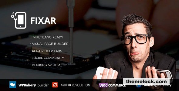 Fixar v2.0.0 – Phone & Computer Repair Theme
