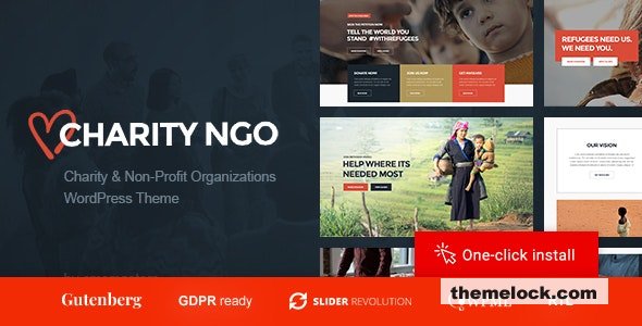 Charity NGO v1.2.9 – Donation & Nonprofit Organization WordPress Theme