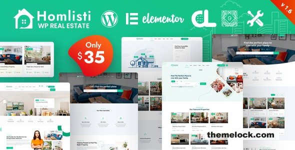 Homlisti v3.1.5 – Real Estate WordPress Theme + RTL