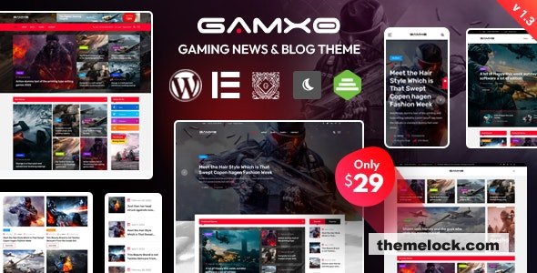 Gamxo v2.0.4 – WordPress Gaming News & Blog Theme