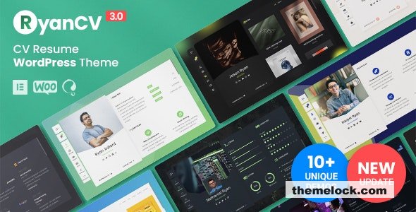 RyanCV v3.9.1 - Resume/CV/vCard Theme