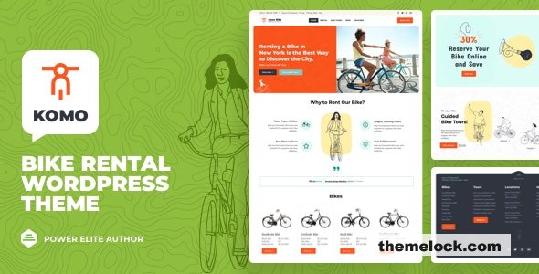 Komo v31.0 - Bike Rental Shop WordPress Theme