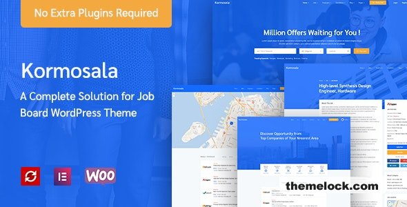 Kormosala v1.0.54 – Job Board WordPress Theme