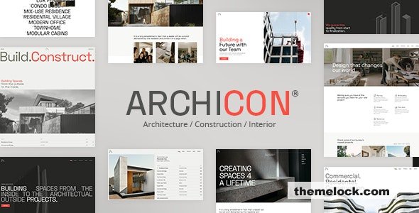 Archicon v1.6.1 – Architecture and Construction Theme