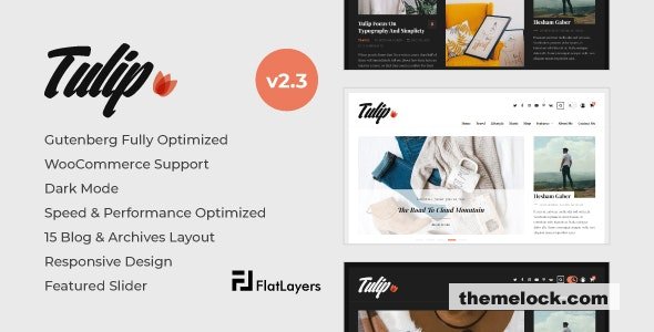 Tulip v2.4 – Responsive WordPress Blog Theme