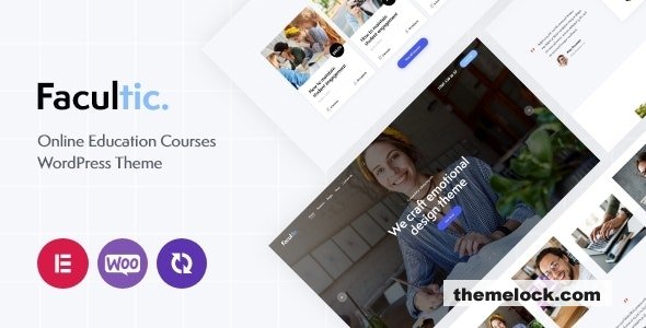 Facultic v1.18 - Online Education Courses WordPress Theme