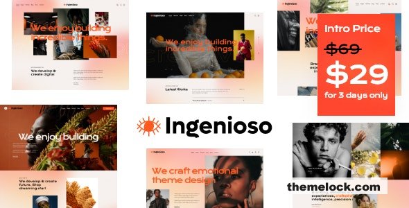 Ingenioso v1.14 – Creative WordPress Theme
