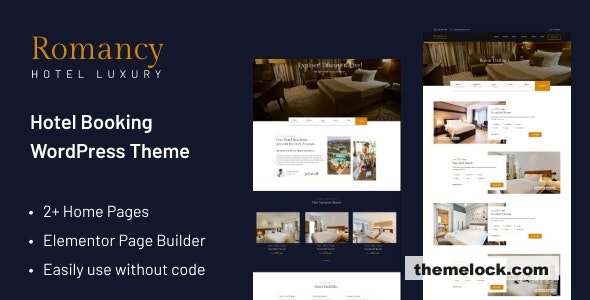 Romancy v1.3.0 - Hotel Booking WordPress Theme