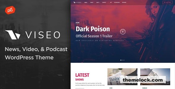 Viseo v4.4 – News, Video, & Podcast Theme