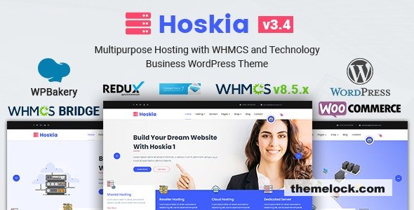 Hoskia v3.6.1 - Multipurpose Hosting with WHMCS Theme
