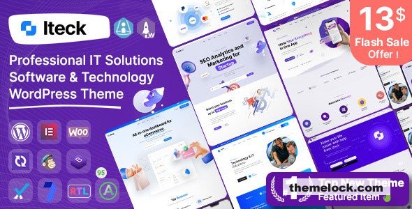 Iteck v1.1.3 – Software & Technology WordPress Theme