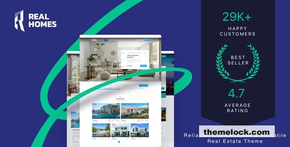 RealHomes v4.4.4 – Estate Sale and Rental WordPress Theme