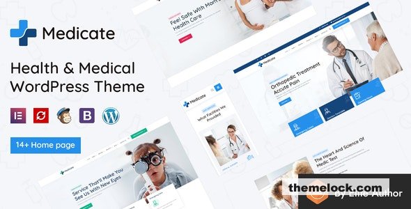 Medicate v3.1 – Health & Medical WordPress Theme + RTL Ready