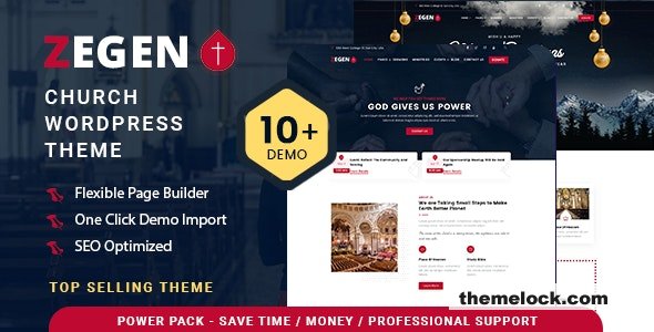 Zegen v2.0.1 – Church WordPress Theme