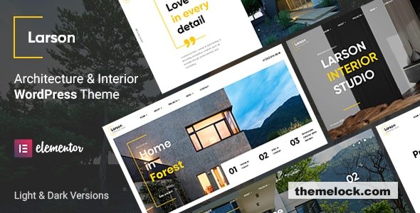 Larson v1.7.0 - Architecture WordPress Theme