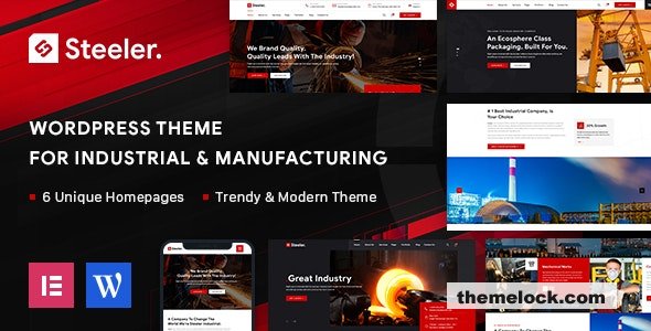 Steeler v3.0 – Industrial & Manufacturing WordPress Theme