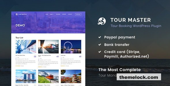 Tour Master v5.4.3 – Tour Booking, Travel, Hotel