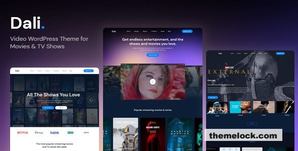 Dali v1.0.2 - Movies & TV Shows WordPress Theme