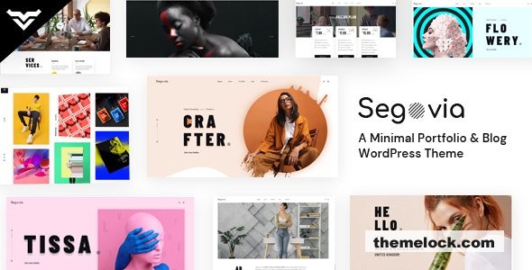 Segovia v1.6.4 – A Minimal Portfolio And Blog WordPress Theme