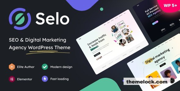 Selo v1.23 – SEO & Digital Marketing Agency WordPress Theme