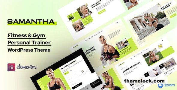 Samantha v1.2.0 - Fitness WordPress Theme