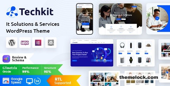 Techkit v2.5 – Technology & IT Solutions WordPress Theme