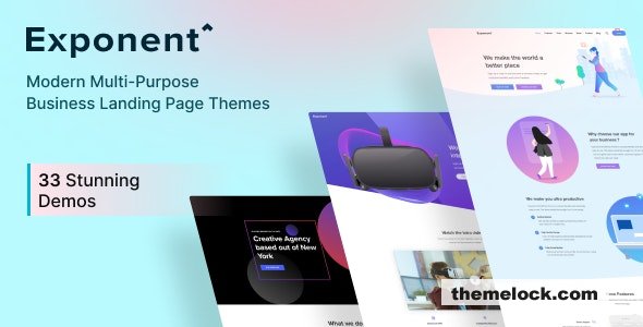 Exponent v1.3.0.10 – Modern Multi-Purpose Business Theme