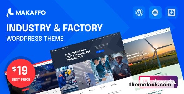 Makaffo v1.1.12 – Industry & Factory WordPress Theme