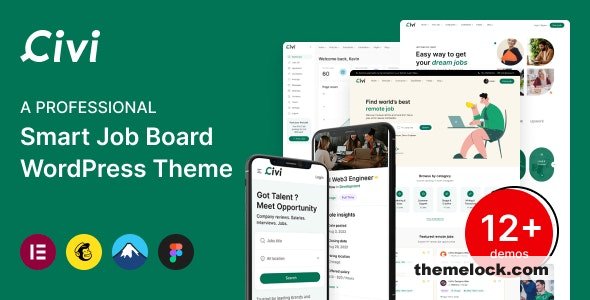 Civi v2.2.4 – Job Board WordPress Theme