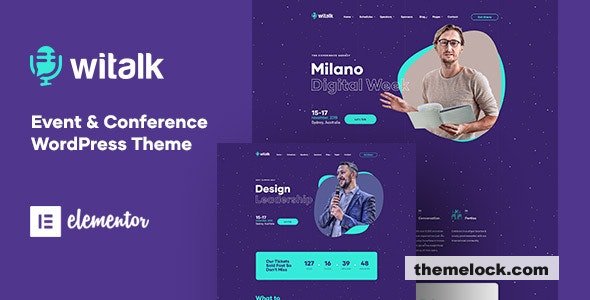 WiTalk v1.0.11 - Event & Conference WordPress Theme