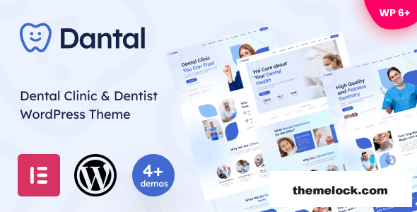 Dantal v1.08 – Dental Clinic & Dentist WordPress Theme
