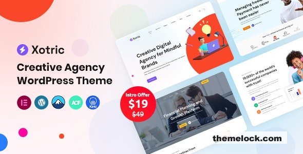 Xotric v1.2 – Creative Agency WordPress Theme + RTL