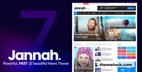 Jannah v7.6.4 – Newspaper Magazine News BuddyPress AMP